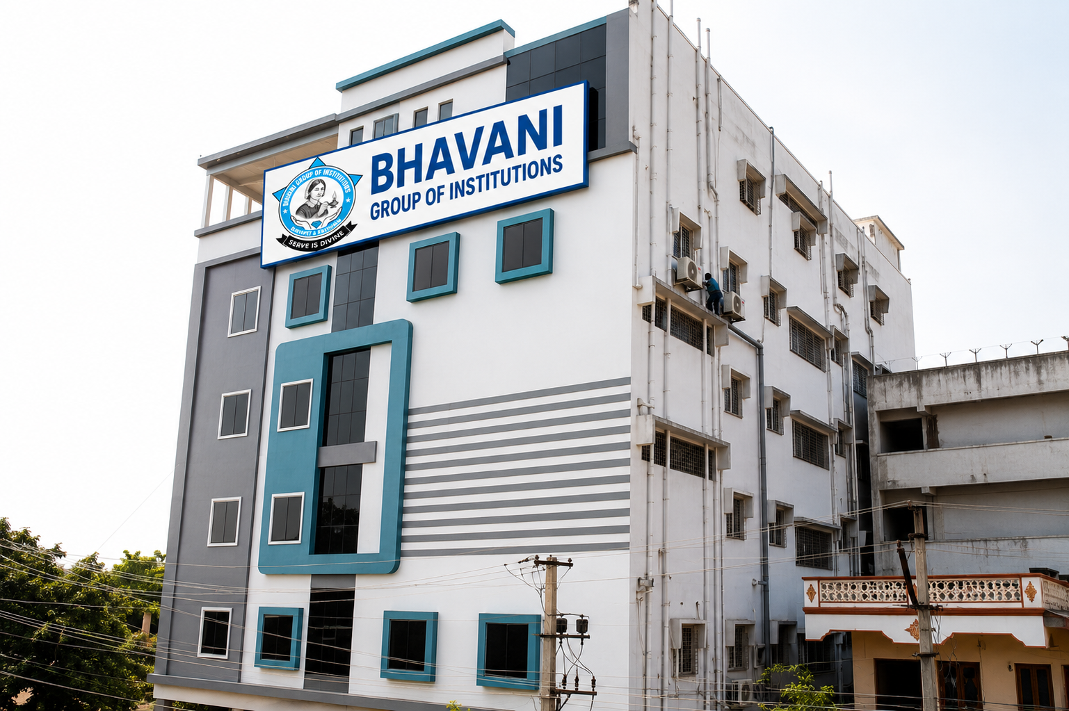 In-Campus Residential Hostel Building Premises